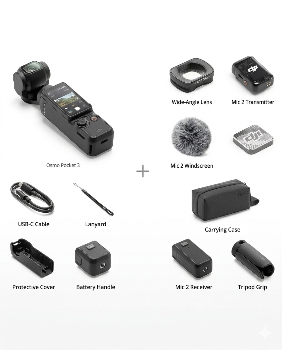 Dji osmo pocket 3 -combo creator